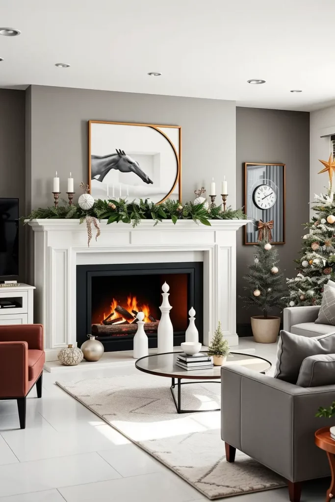 64 Christmas Fireplace Decor Ideas 2025 to Make Your Holiday Warm and Stylish
