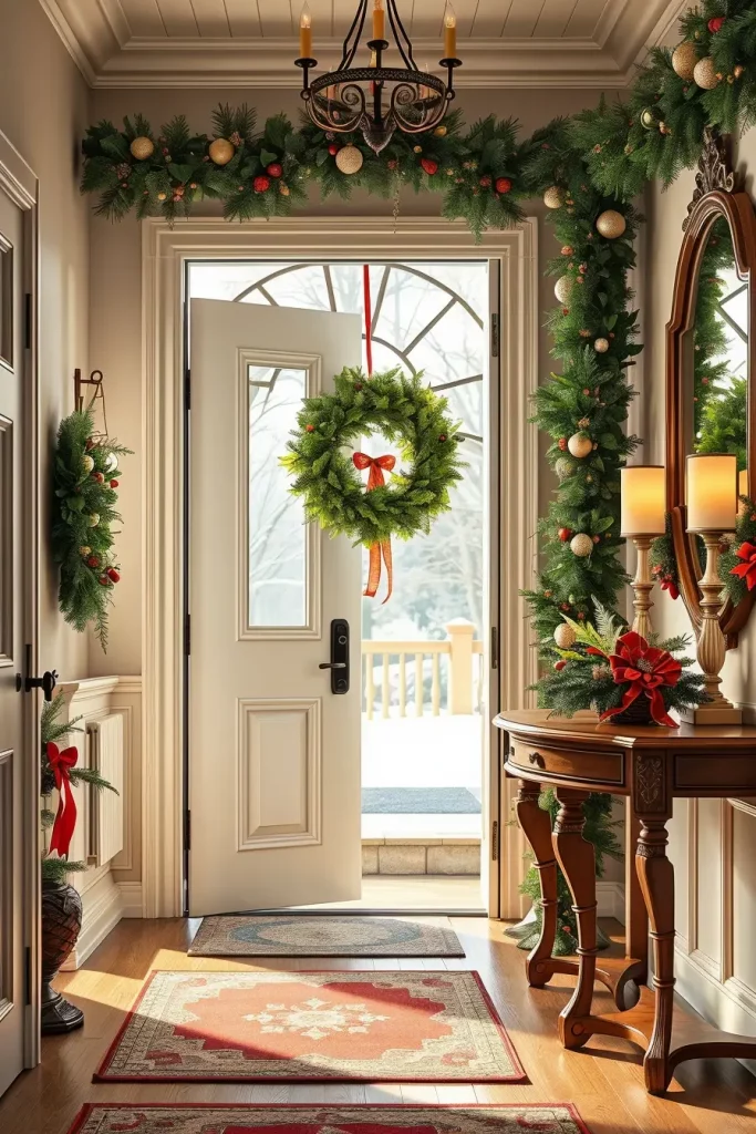 62 Christmas Entryway Ideas 2025 to Welcome Guests in Style