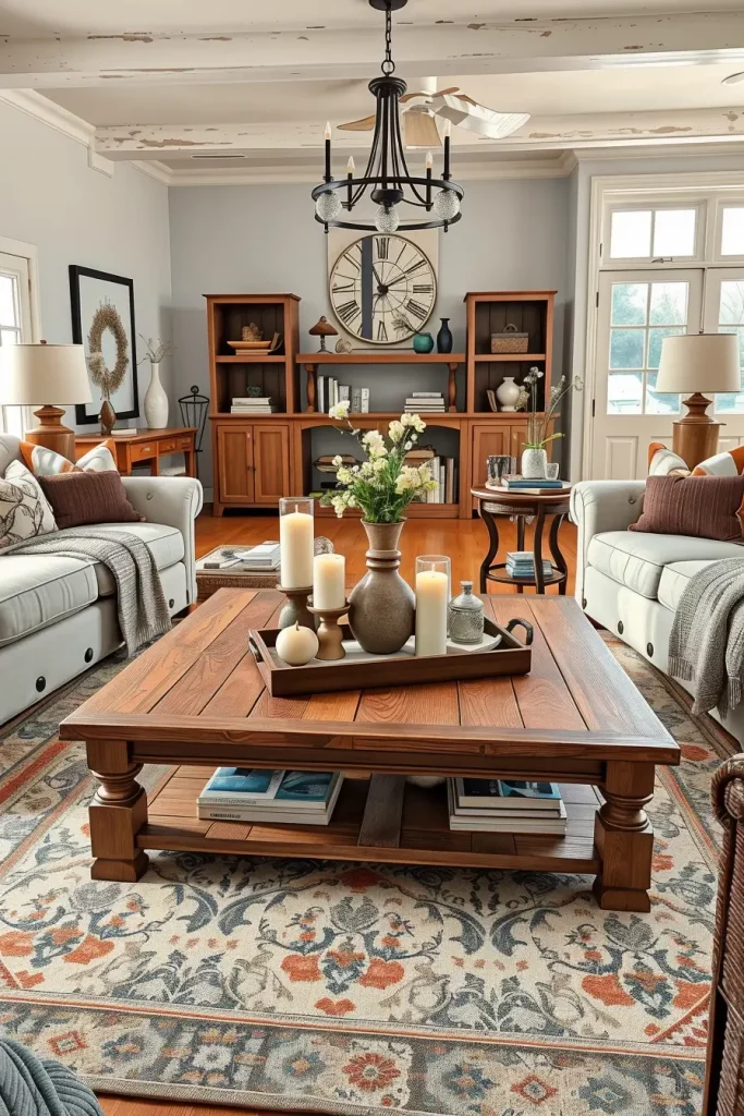 64 Rustic Farmhouse Living Room Ideas for a Cozy and Timeless Home