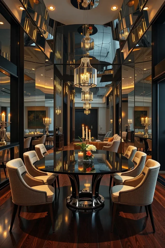 62 Dining Room Accent Wall in a Surreal-Style