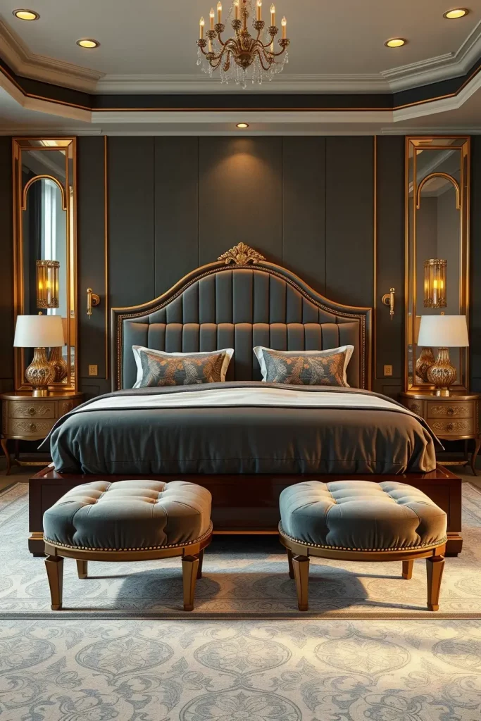 61 Art Deco Revival Bedroom Décor Ideas for a Glamorous Modern Interior