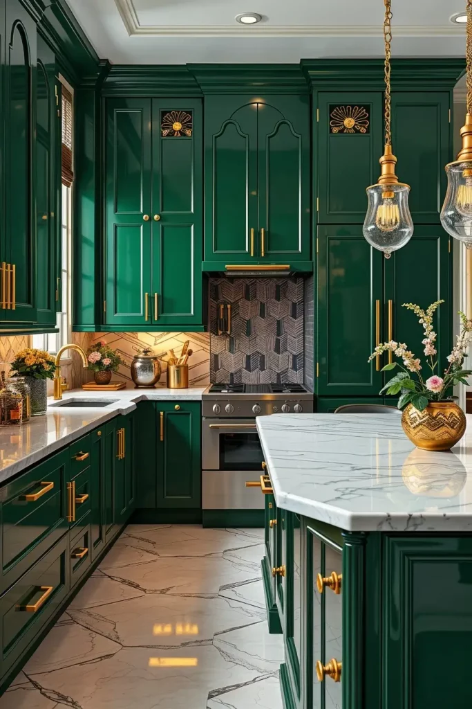 65 Art Deco Revival Kitchen Décor Ideas for a Glamorous Modern Home
