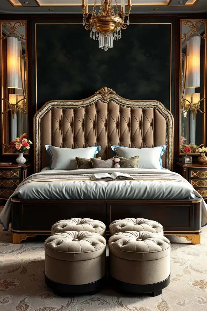 61 Art Deco Revival Bedroom Décor Ideas for a Glamorous Modern Interior
