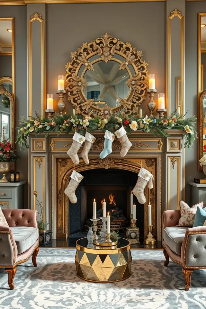 64 Christmas Fireplace Decor Ideas 2025 to Make Your Holiday Warm and Stylish