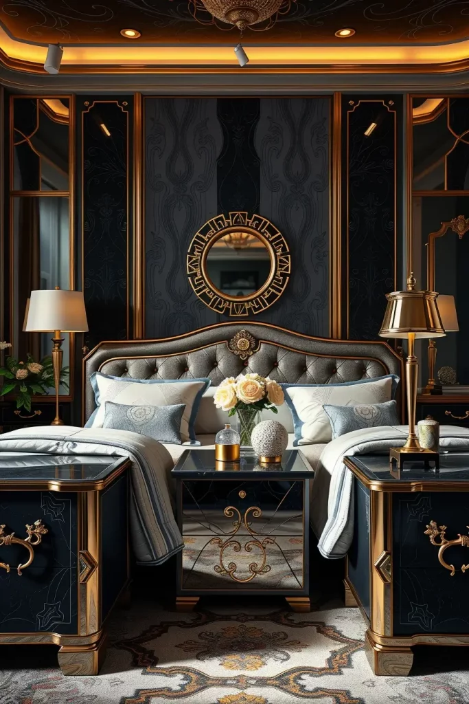 61 Art Deco Revival Bedroom Décor Ideas for a Glamorous Modern Interior