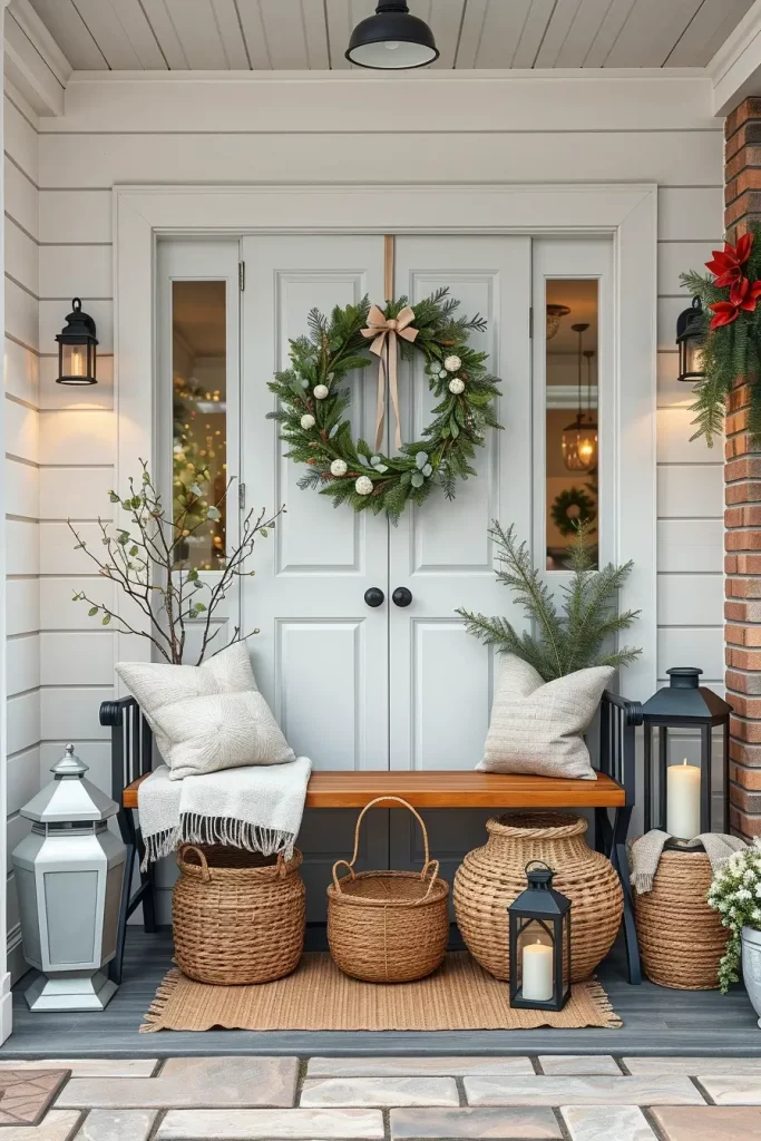 62 Christmas Wreaths for Front Door Ideas 2025 to Transform Your Holiday Decor