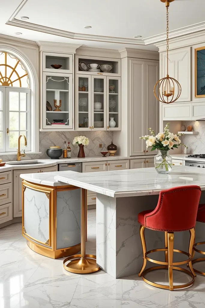 65 Art Deco Revival Kitchen Décor Ideas for a Glamorous Modern Home