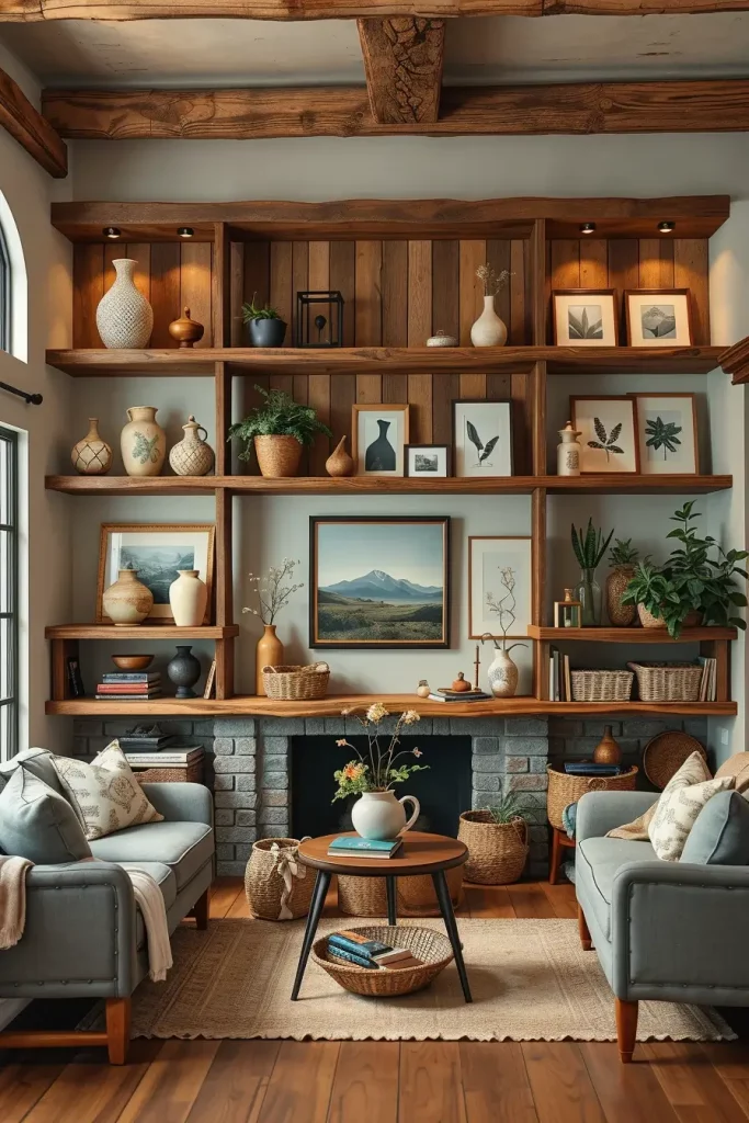 64 Rustic Farmhouse Living Room Ideas for a Cozy and Timeless Home