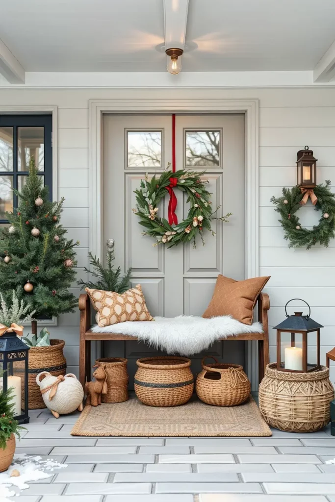62 Christmas Wreaths for Front Door Ideas 2025 to Transform Your Holiday Decor