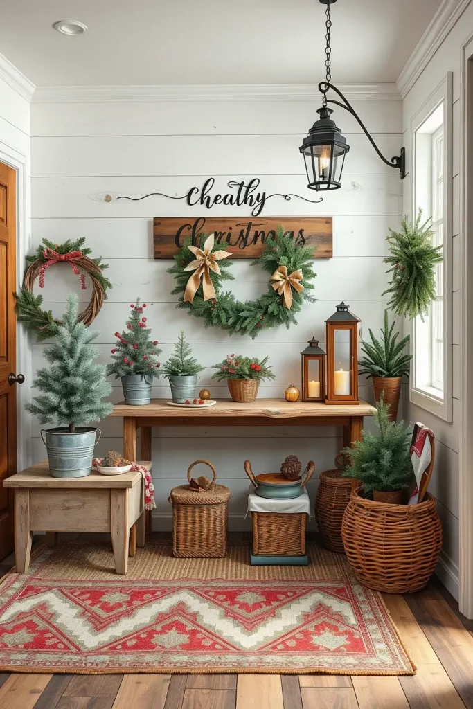 62 Christmas Entryway Ideas 2025 to Welcome Guests in Style