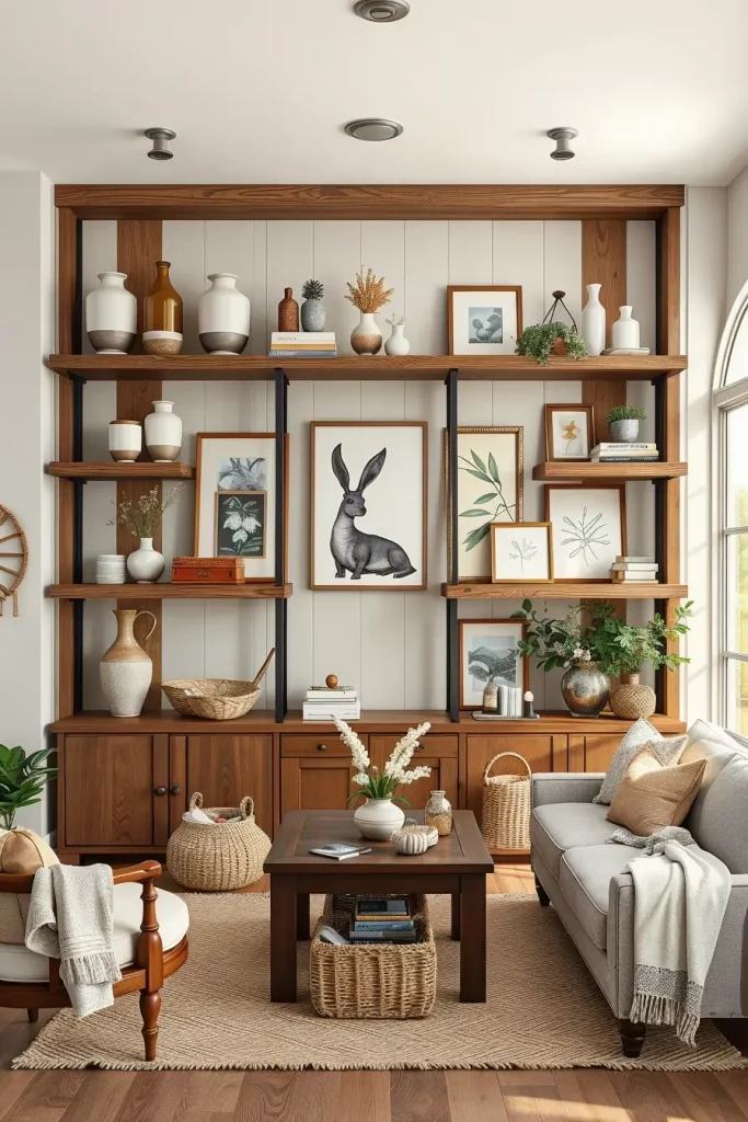 64 Rustic Farmhouse Living Room Ideas for a Cozy and Timeless Home