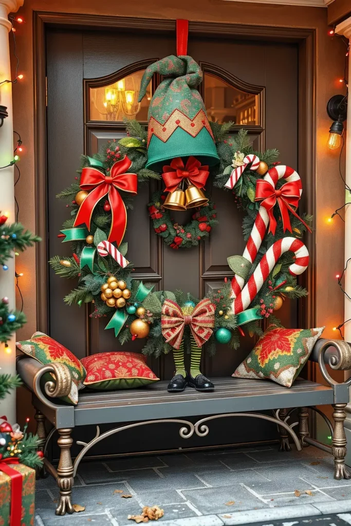 62 Christmas Wreaths for Front Door Ideas 2025 to Transform Your Holiday Decor