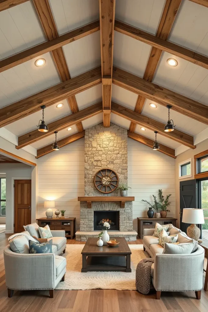 64 Modern Farmhouse Living Room Ideas for a Cozy and Stylish Home