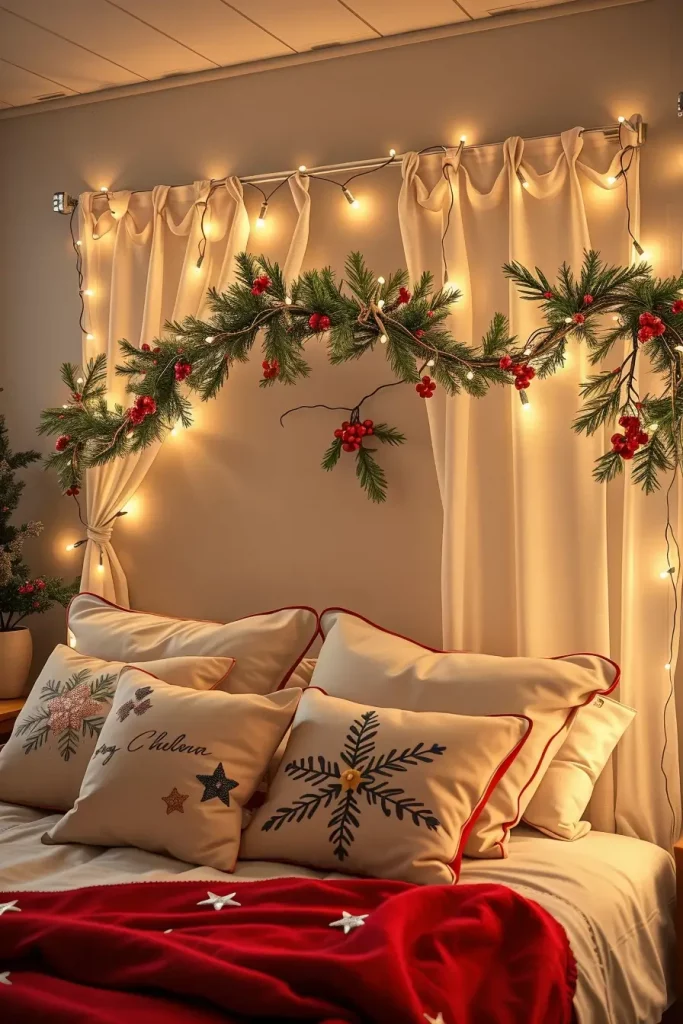 62 Christmas Bedroom Decor Ideas 2025: Cozy & Modern Holiday Inspiration