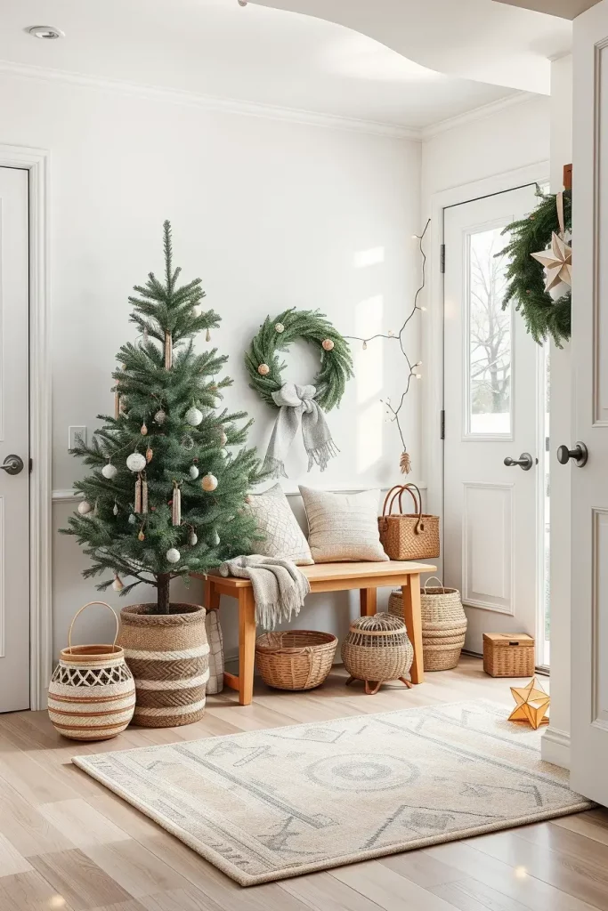 62 Christmas Entryway Ideas 2025 to Welcome Guests in Style