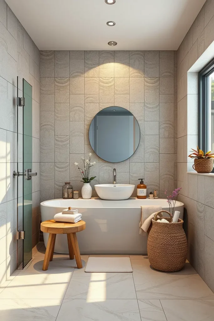 64 Luxury Bathroom Tile Idea for Elegant and Timeless Designs