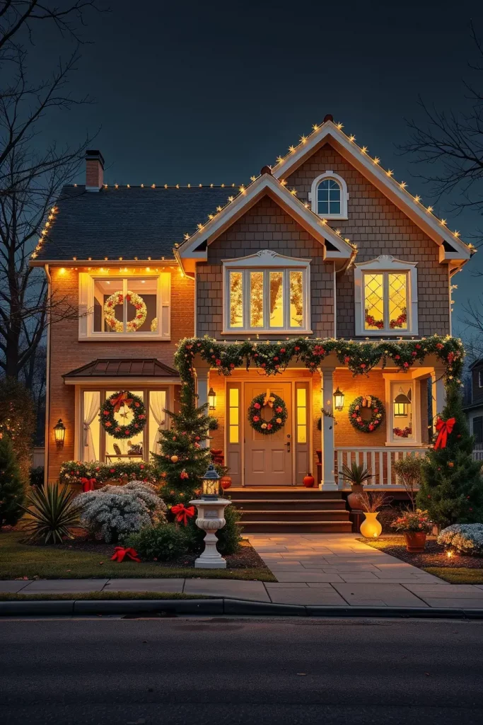 66 Christmas Lights Outside Ideas 2025 to Transform Your Home