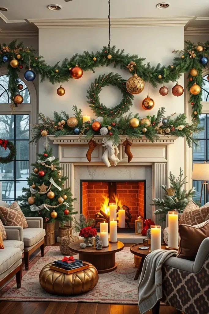 64 Christmas Fireplace Decor Ideas 2025 to Make Your Holiday Warm and Stylish