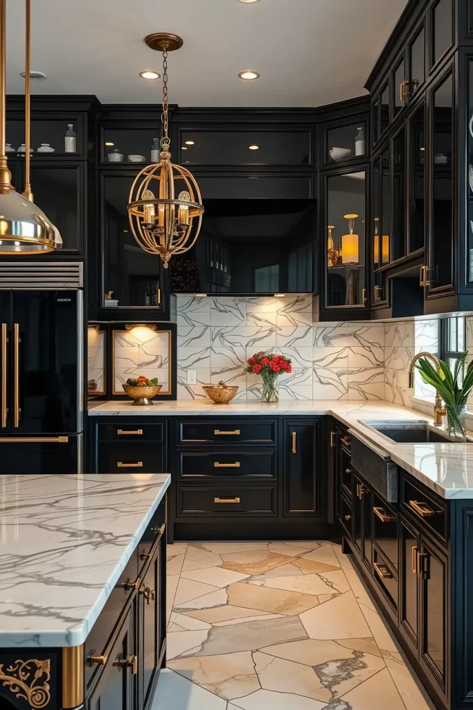 65 Art Deco Revival Kitchen Décor Ideas for a Glamorous Modern Home