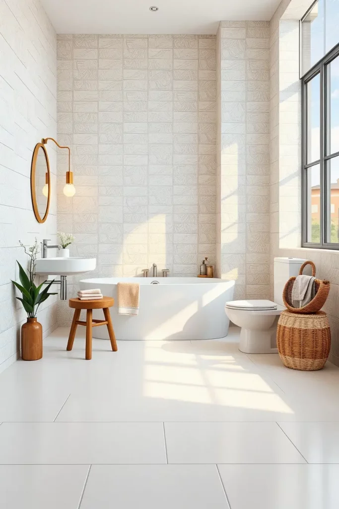 64 Luxury Bathroom Tile Idea for Elegant and Timeless Designs
