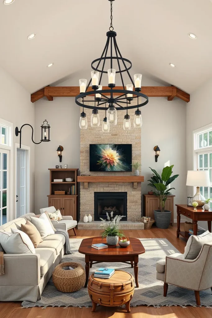 64 Modern Farmhouse Living Room Ideas for a Cozy and Stylish Home