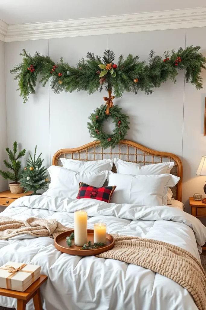 62 Christmas Bedroom Decor Ideas 2025: Cozy & Modern Holiday Inspiration