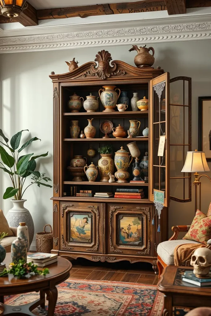 62 Rustic Farmhouse Maximalist Living Room Decor Ideas