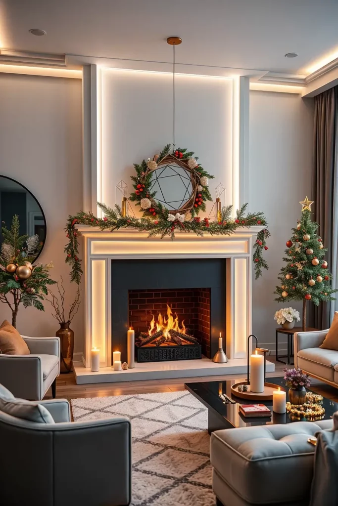 64 Christmas Fireplace Decor Ideas 2025 to Make Your Holiday Warm and Stylish