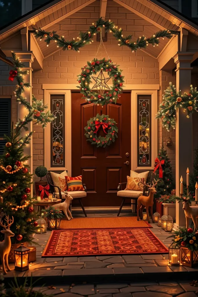 62 Christmas Wreaths for Front Door Ideas 2025 to Transform Your Holiday Decor