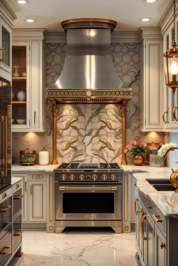 65 Art Deco Revival Kitchen Décor Ideas for a Glamorous Modern Home