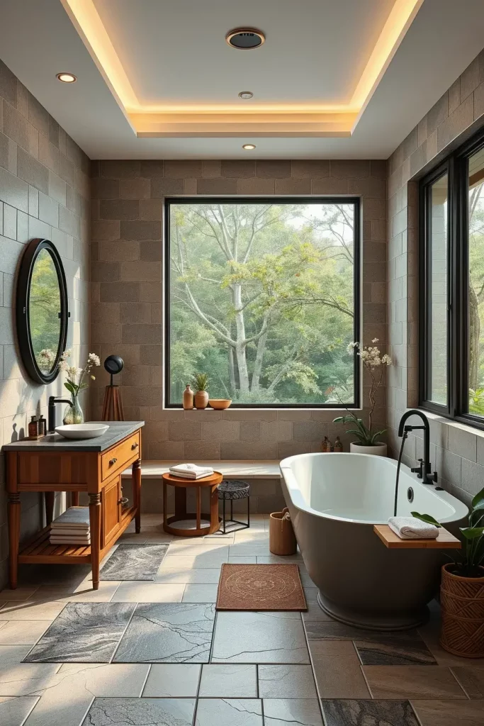 64 Luxury Bathroom Tile Idea for Elegant and Timeless Designs