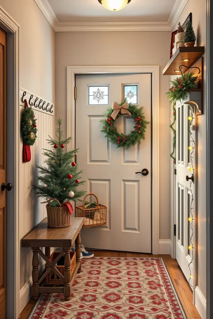 62 Christmas Entryway Ideas 2025 to Welcome Guests in Style
