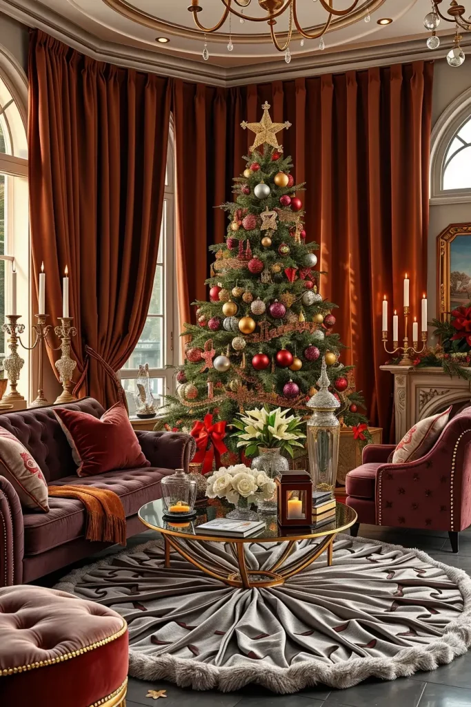 64 Christmas Decor Ideas for Living Room 2025: Stylish and Modern Holiday Inspirations