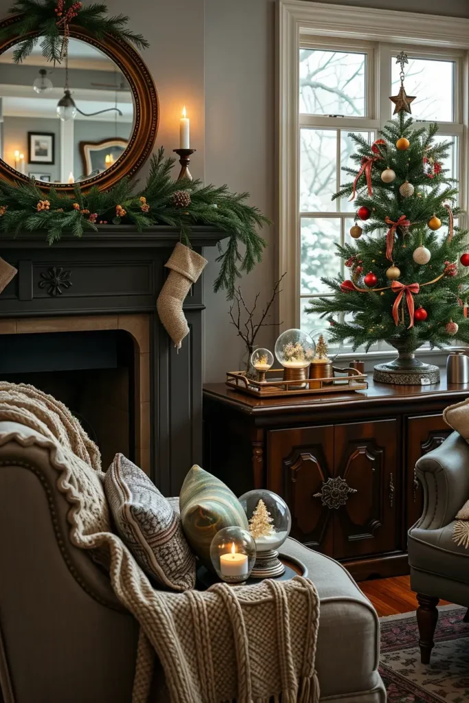 63 Vintage Christmas Decor Ideas 2025 to Bring Timeless Holiday Charm