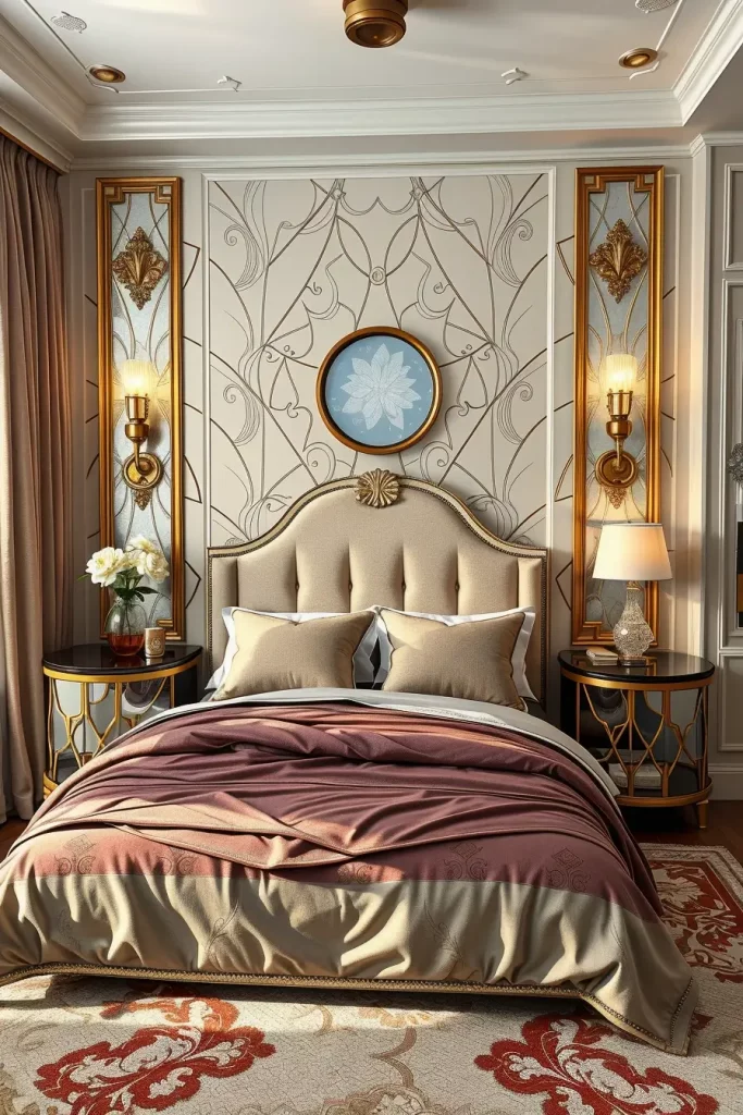 61 Art Deco Revival Bedroom Décor Ideas for a Glamorous Modern Interior