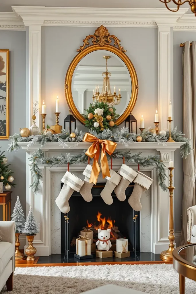 64 Christmas Fireplace Decor Ideas 2025 to Make Your Holiday Warm and Stylish