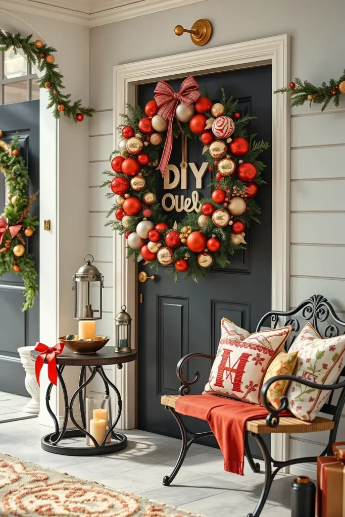 62 Christmas Wreaths for Front Door Ideas 2025 to Transform Your Holiday Decor