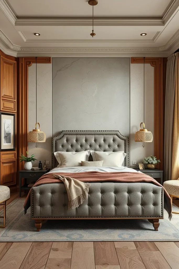 60 Eclectic Bedroom Design With Natural Textures for a Stylish and Cozy Interior