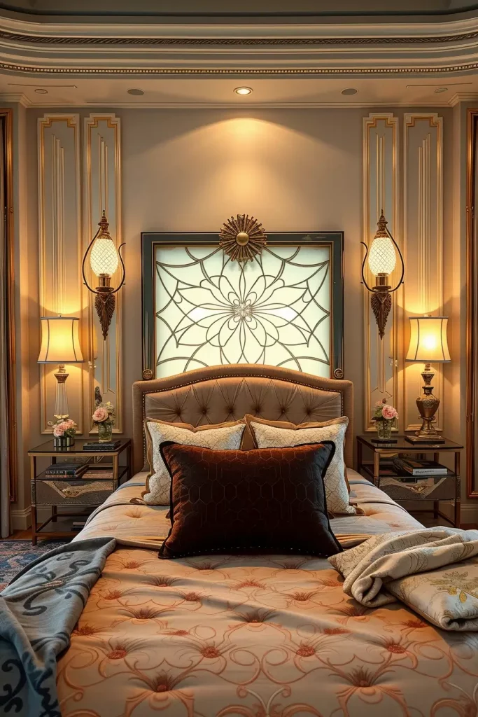 61 Art Deco Revival Bedroom Décor Ideas for a Glamorous Modern Interior