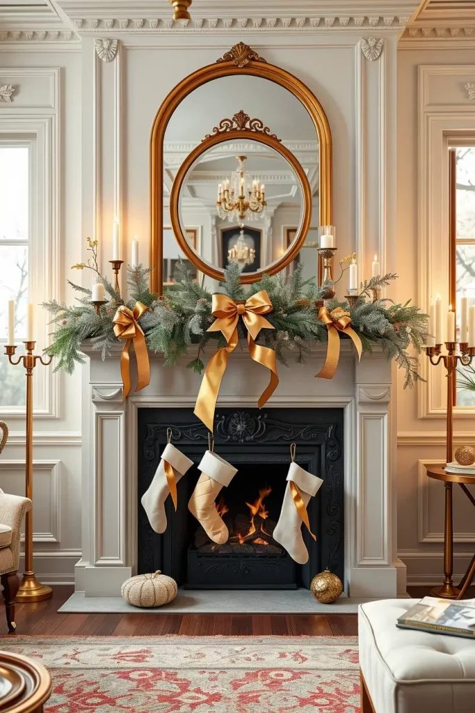 64 Christmas Fireplace Decor Ideas 2025 to Make Your Holiday Warm and Stylish