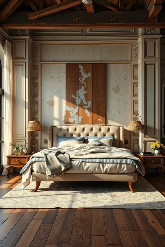 60 Eclectic Bedroom Design With Natural Textures for a Stylish and Cozy Interior
