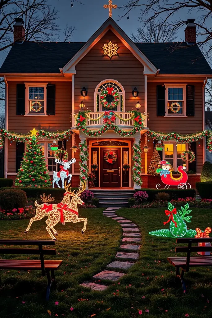 66 Christmas Lights Outside Ideas 2025 to Transform Your Home