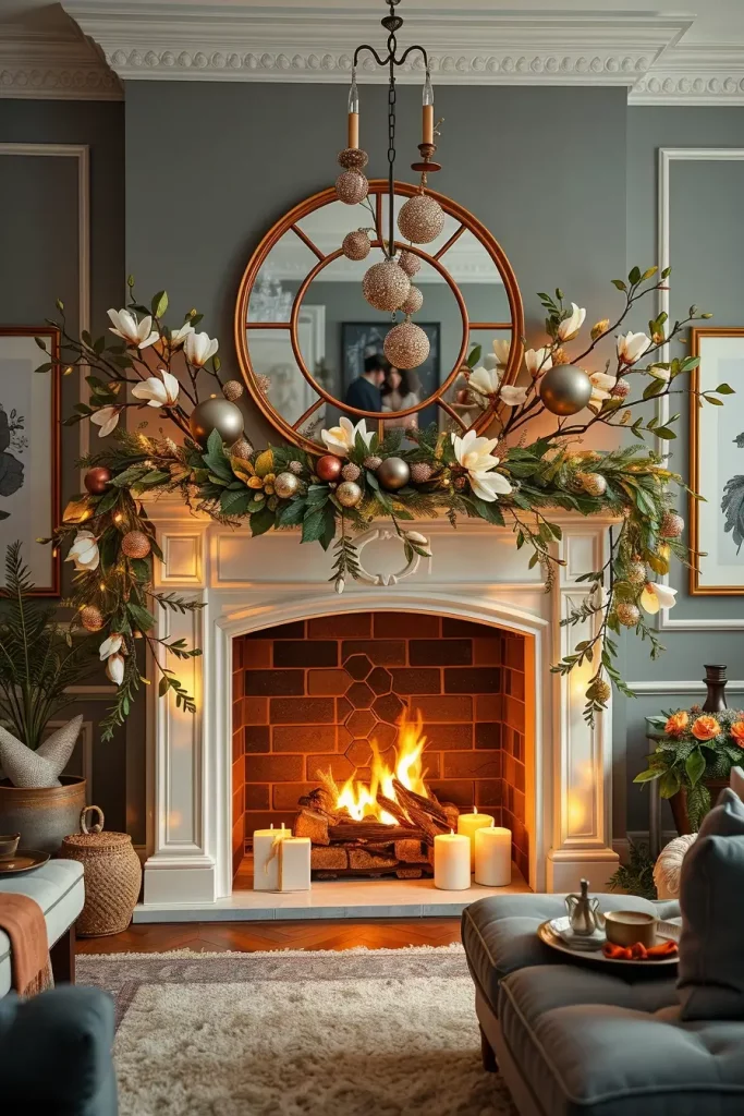 64 Christmas Fireplace Decor Ideas 2025 to Make Your Holiday Warm and Stylish