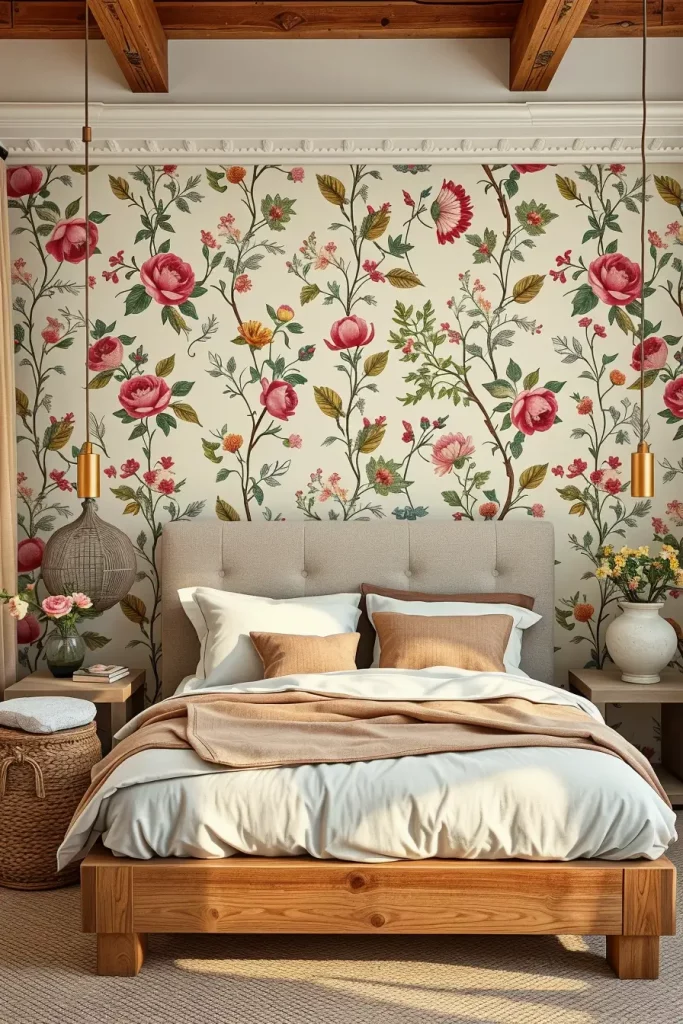 60 Eclectic Bedroom Design With Natural Textures for a Stylish and Cozy Interior