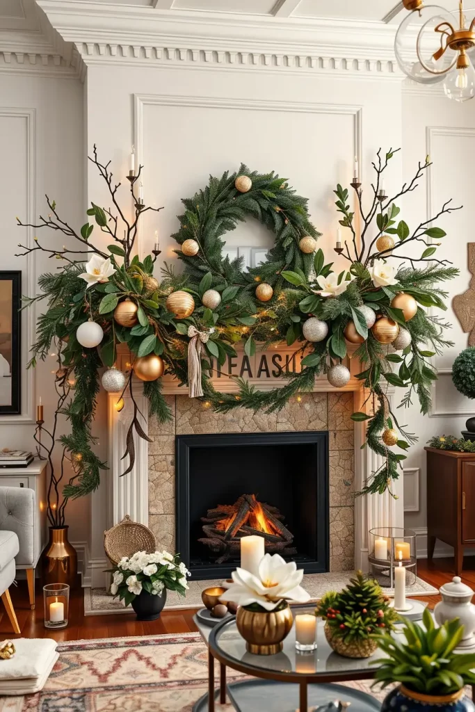 64 Christmas Fireplace Decor Ideas 2025 to Make Your Holiday Warm and Stylish