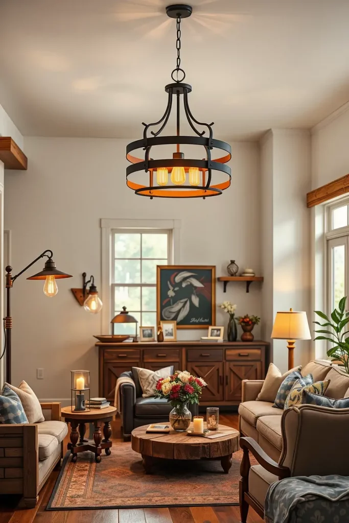 64 Rustic Farmhouse Living Room Ideas for a Cozy and Timeless Home