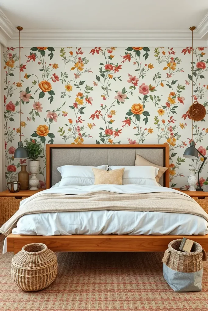 60 Eclectic Bedroom Design With Natural Textures for a Stylish and Cozy Interior
