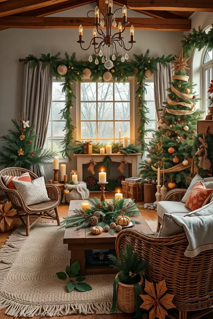 64 Christmas Decor Ideas for Living Room 2025: Stylish and Modern Holiday Inspirations