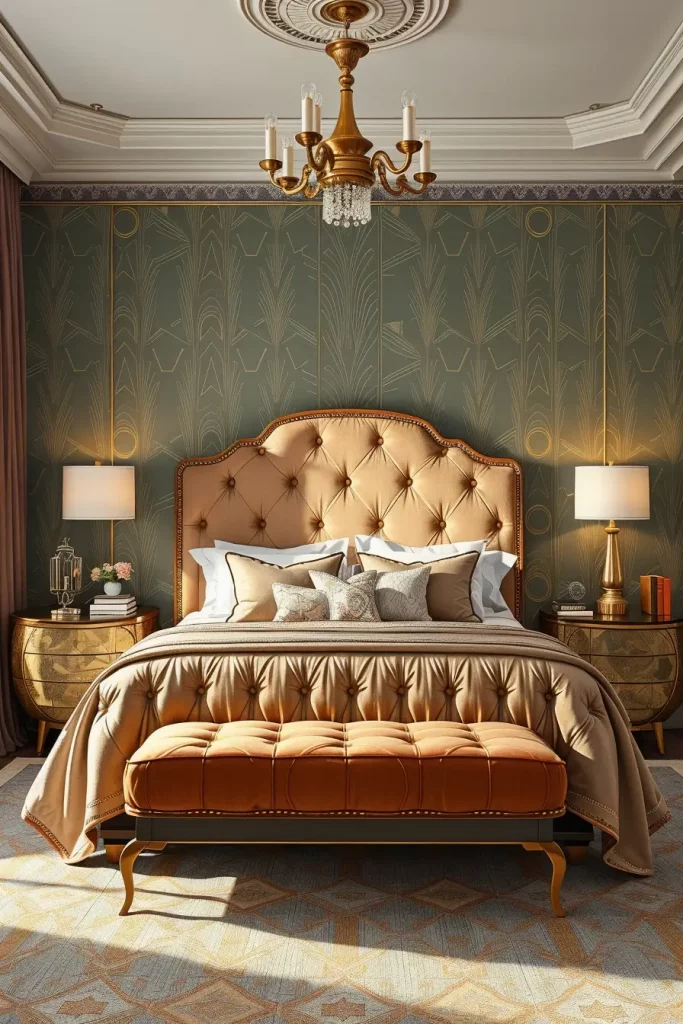 61 Art Deco Revival Bedroom Décor Ideas for a Glamorous Modern Interior