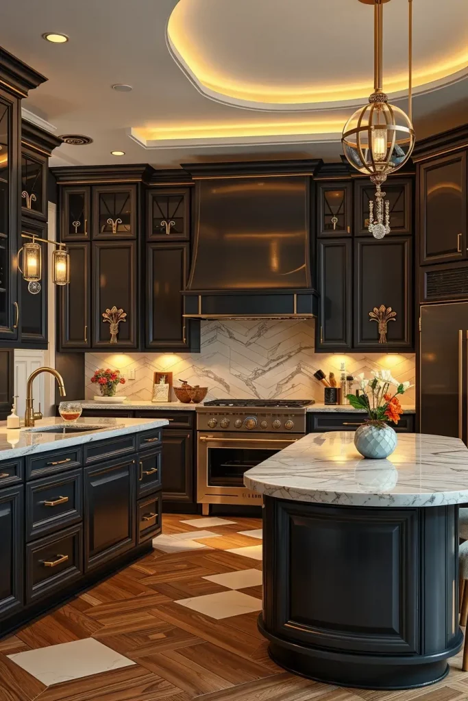 65 Art Deco Revival Kitchen Décor Ideas for a Glamorous Modern Home